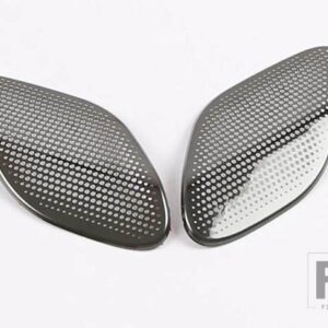 キャデラック CT5 2019 2020 カーアクセサリーステンレスフロント A ピラースピーカーリングオーディオカバー - Black