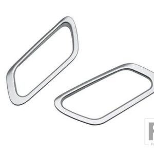 日産 セレナ C28 2022 2023 カーアクセサリー ABS ピアノブラックインナーフロントドアハンドルカバーキャッチボウルトリム - Silver