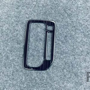 スズキ ソリオ MA27S/MA37S 2020 2021 ステンレスギアシフトパネルセンターコンソールカバートリムフレームステッカー - Piano Black