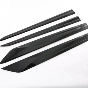トヨタ シエナ XL40 2021 2022 カーアクセサリー ABS クロームサイドドアボディモールドモールドトリム - Black