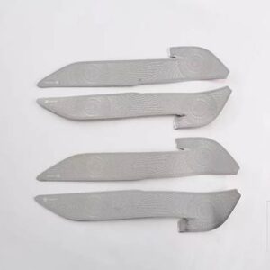 歌プラス EV DMI 2022 2023 カーアクセサリーステンレススピーカーカバードアハンドルホーンカバー装飾 - Silver