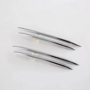 メルセデス ベンツ Cクラス W206 C180 C200 C300 2022 2023 カーボンスタイルフロントフォグライトランプカバートリムモールドベゼル - ABS Chrome