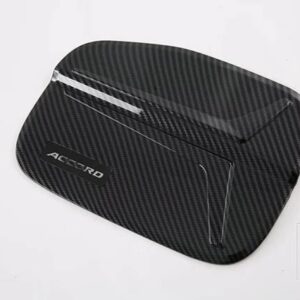 ホンダ 11TH 世代 アコード 2023 2024 カーアクセサリー ABS クローム燃料タンクキャップカバートリムオイルキャップ - carbon fiber style