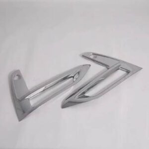 日産 シルフィ B18 セントラ 2019-2021 カーアクセサリーフロントフォグライトランプカバートリムモールドベゼルガーニッシュステッカー - WHITE