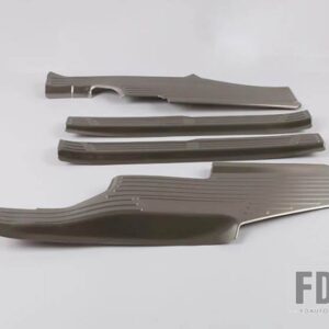 キャデラック XT6 2019 2020 ステンレスインナー内側ドアドアシルパネルスカッフプレートキックステップトリムカバープロテクター