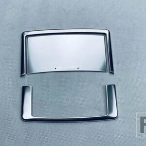 日産 エクストレイルローグ T33 2021 2022 カーアクセサリーステンレス前インテリアライト読書灯トリムカバー - Matte