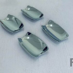 三菱 アウトランダー GM GN 2022 2023 ABS クロームドアハンドルボウルカバーカップキャビティトリムインサートキャッチモールドガーニッシュ - ABS Chrome