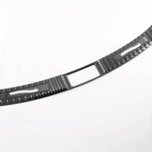 レクサス NX クラス AZ20 NX250 NX350 NX450 2021 2022 ステンレスリアトランクスカッフプレートドアドアシルカバーモールドガーニッシュ - Black