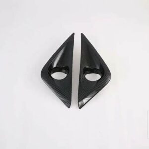 トヨタ 2017-2022 ラッシュ F800/F850 カーアクセサリー ABS クロームフロントフォグライトランプカバートリム - carbon fiber style