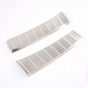 トヨタ カローラクロス XG10 2020 2021 カーアクセサリーステンレスリアトランクスカッフプレートドアシルカバーモールドガーニッシュ - Silver