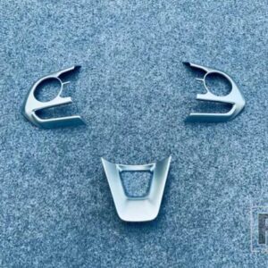 トヨタ RAV4 XA50 2019-2024 カーアクセサリー ABS クロームステアリングホイールパネルカバーベゼルトリムインサートバッジモールドガーニッシ - Matte