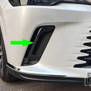 レクサス RXALA10/ALH10RX350 450H 500H 2022 2023 ステンレス製フロントフォグライトランプカバートリムモールディングベゼルガーニッシュ - carbon fiber style