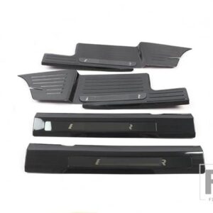 フォード エクスプローラー ST U625 2020 2021 カーアクセサリーステンレスドアドアシルパネルスカッフプレートキックステップトリムカバープロ - Black Grey