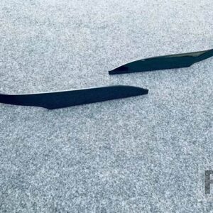 トヨタ ハリアーヴェンザ XU80 2020 2021 ステンレスサイドミラーリアビューウイングクロームカバートリムモールドベゼル - Black