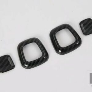 メルセデス ベンツ GLB クラス X247 GLB200 220 250 2019 2020 カーアクセサリー ABS クロームヘッドレスト調整フレーム飾り - Carbon Fiber Style