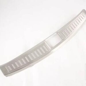 テスラ モデル S 2019-22 カーアクセサリーステンレスリアトランクスカッフプレートドアドアシルカバーモールドガーニッシュ - Silver