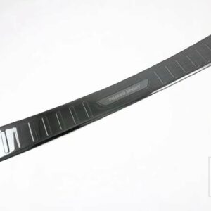 三菱 パジェロスポーツ QF 2020-2022 ステンレスリアバンパー窓枠外側トランクス装飾プレート - Black