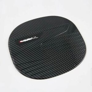 日産 エクストレイルローグ T33 2021 2022 カーアクセサリー ABS クローム燃料タンクキャップカバースタイリングトリムオイル燃料キャップ - carbon fiber style