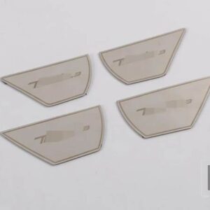 マツダ 3 アクセラセダン BP 2019 2020 ステンレスインナードアハンドルカバーキャッチボウルトリム挿入ベゼルフレームガーニッシュ - Silver