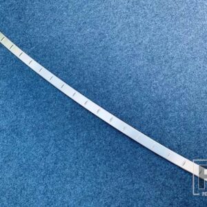 トヨタ ハリアーヴェンザ XU80 2020 2021 ステンレスリアバンパー窓枠外側トランクス装飾プレートペダル - White