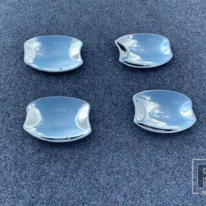 フォード エクスプローラー ST U625 2020-2024 2022 カーアクセサリー ABS クロームなドアハンドルボウルカバーカップキャビティトリムインサー - ABS Chrome
