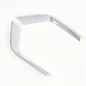 フォード エクスプローラー ST U625 2020 2021 ABS クロームフロントフォグライトランプカバートリムモールドベゼルガーニッシュステッカー - WHITE