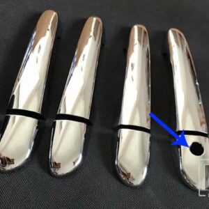 マツダ CX-5 CX5 CX-8 CX8 CX-9 CX9 2017-20 カーアクセサリー ABS クロームドアハンドルカバートリム - Left drive 1 Hole