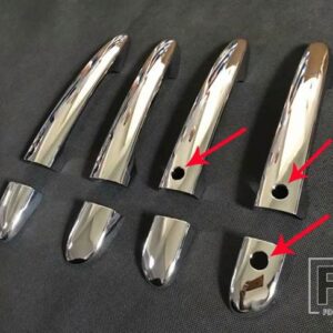 マツダ CX-5 CX5 CX-8 CX8 CX-9 CX9 2017-20 カーアクセサリー ABS クロームドアハンドルカバートリム - Right drive 3 Hole