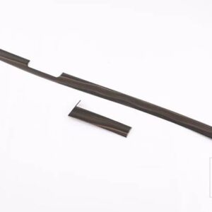 ハン EV DM 2022 2023 カーアクセサリーカーボンスタイルセンターコンソールインテリア計器パネル周囲トリム - Wood Grain