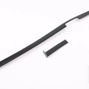 ハン EV DM 2022 2023 カーアクセサリーカーボンスタイルセンターコンソールインテリア計器パネル周囲トリム - Carbon Fiber Style