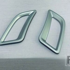 トヨタ アルファード 40 シリーズヴェルファイア 2023 2024 ABS マットクロームアッパーフロントエアベントアウトカバーダッシュボードトリムベ