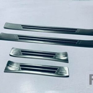 スバル CROSSTREK インプレッサ 2023 2024 ステンレス OOUSIDE ドアシルパネルスカッフプレートキックステップトリムカバープロテクター - Silver