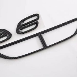 DENZA D9 DMI EV 2022 2023 2024 カーアクセサリーカーボンスタイルエアベントアウトレットカバーダッシュボードトリムベゼルフレームモールド - Carbon Fiber Style