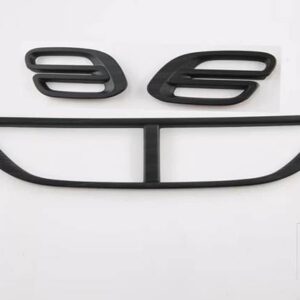 DENZA D9 DMI EV 2022 2023 2024 カーアクセサリーカーボンスタイルエアベントアウトレットカバーダッシュボードトリムベゼルフレームモールド - Black Wood Grain