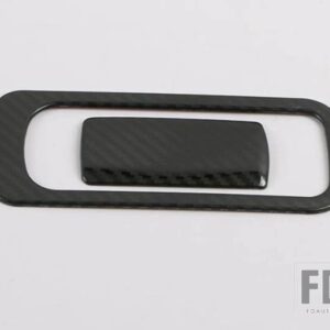 マツダ 3 アクセラセダン BP 2019 2020 カーアクセサリーステンレスインテリアグローブボックスハンドルカバートリム - Carbon Fiber Style