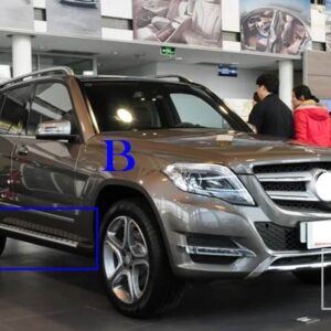 ベンツ GLK-CLASS GLK300 350 260 2010-2015 マッドフラップスプラッシュガードフェンダーマッドガードキットマッドフラップスプラッシュガード - B