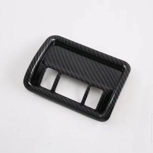 スバル CROSSTREK インプレッサ 2023 2024 カーアクセサリーカーボンスタイルヘッドライトスイッチボタンコントロールパネルカバートリム - Right Hand Drive