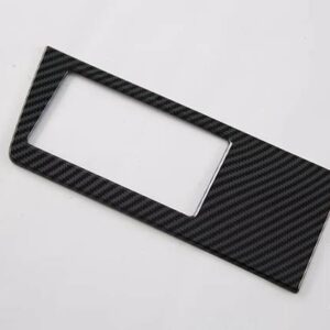 トヨタ VIOS 2023 2024 カーアクセサリーカーボンスタイルヘッドライトスイッチボタンコントロールパネルカバートリムベゼル - Left Hand Drive