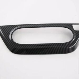 シボレー シーカートラックス 2023 2024 カーアクセサリー ABS カーボンスタイルエアコンスイッチカバーフレーム - Carbon Fiber Style