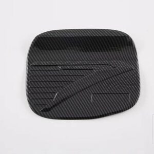 三菱 アウトランダー GM GN 2022 2023 カーボンスタイル燃料タンクキャップカバートリムオイルキャップ - carbon fiber style
