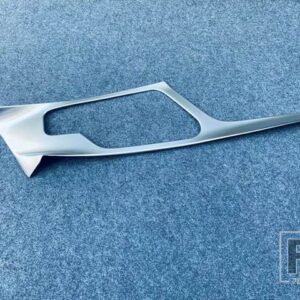 日産 ノート 2020 2021 カーアクセサリー ABS クロームギアシフトパネルセンターコンソールカバートリムフレーム - Matte