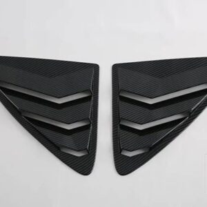 メルセデスベンツ Eクラス E200 220 250 300 350 2023-2025 カーボンスタイルサイドドアリアビューウィンドウスポイラーカバートリム - carbon fiber style