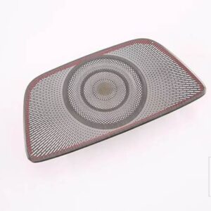 ハン EV DM 2022 2023 カーアクセサリーステンレスダッシュボードホーンカバー装飾スパンコール - Black Titanium