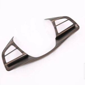 ハン EV DM 2022 2023 カーアクセサリーステアリングホイールパネルカバーベゼルトリムインサートバッジモールドガーニッシュ - Wood Grain