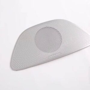 シール ATTO 4 EV 2022 2023 カーアクセサリーステンレスダッシュボードホーンカバー装飾スパンコール - Silver