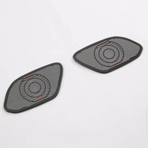 DENZA D9 EV DMI 2022 2023 2024 カーアクセサリーステンレススピーカー計器パネルホーンカバー装飾トリム - Black