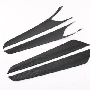 ハン EV DM 2022 2023 カーアクセサリー内側ドアガーニッシュボディトリムアクセントモールドカバーベゼルスタイリングプロテクター - Carbon Fiber Style