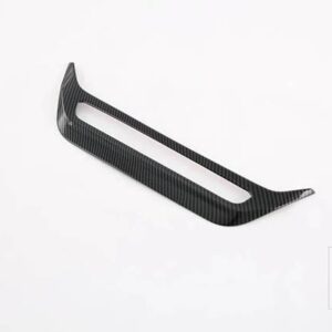 BMW X3 2022 2023 カーアクセサリー ABS クロームエアコンスイッチカバーフレームトリムカバー - Carbon Fiber Style