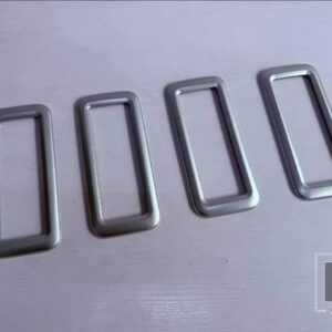 トヨタ プラド LC250 2024 2025 カーアクセサリー ABS リアルーフエアコンコンフィショナー AC ベントフレームカバートリム - Silver