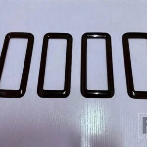 トヨタ プラド LC250 2024 2025 カーアクセサリー ABS リアルーフエアコンコンフィショナー AC ベントフレームカバートリム - Piano Black